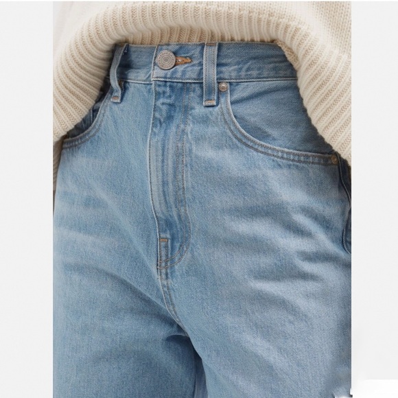 FRAME High Rise Baggy Pocket Jeans/Wide Leg in Genoa/Light Wash/size 27 - Picture 7 of 13